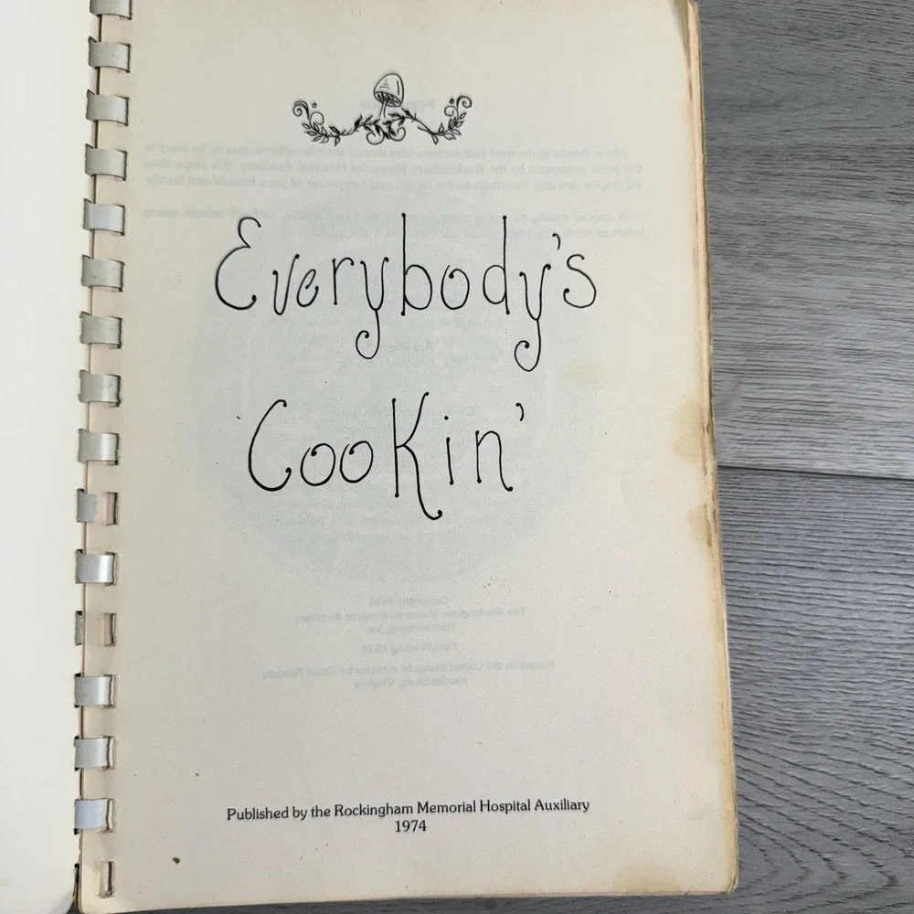 Vintage Virginia Spiral Community Cookbooks Lot 3 Providence Everybody's Cookin'